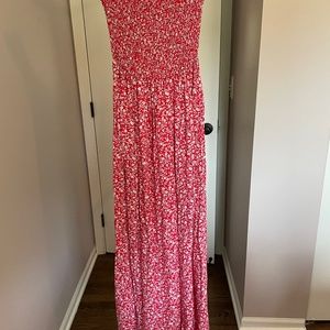 Smocked maxi dress